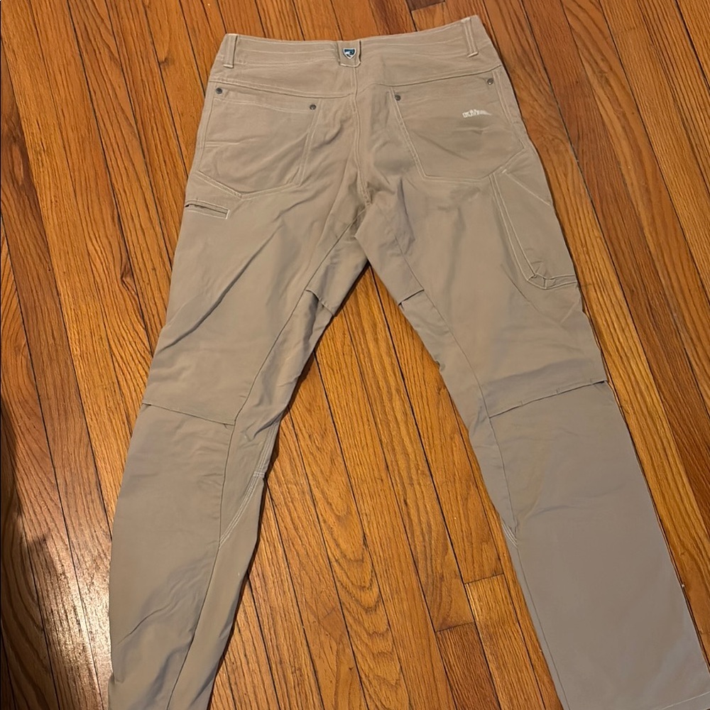 Kuhl Tan Cargo Pants Durable Cotton Blend